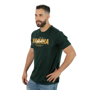 CAMISETA YAMAHA GENUINE VERDE MASCULINA