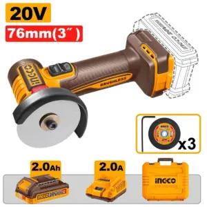 Mini Pulidora Inalámbrica INGCO 3" 20V 20000 RPM Sin Escobillas   UCAGLI207625