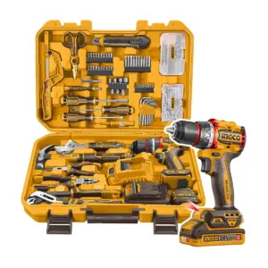 Taladro Inalámbrico 20V UHKTHP41662 + 166 Herramientas INGCO   270701022